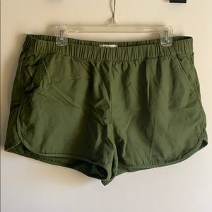 Madewell track shorts